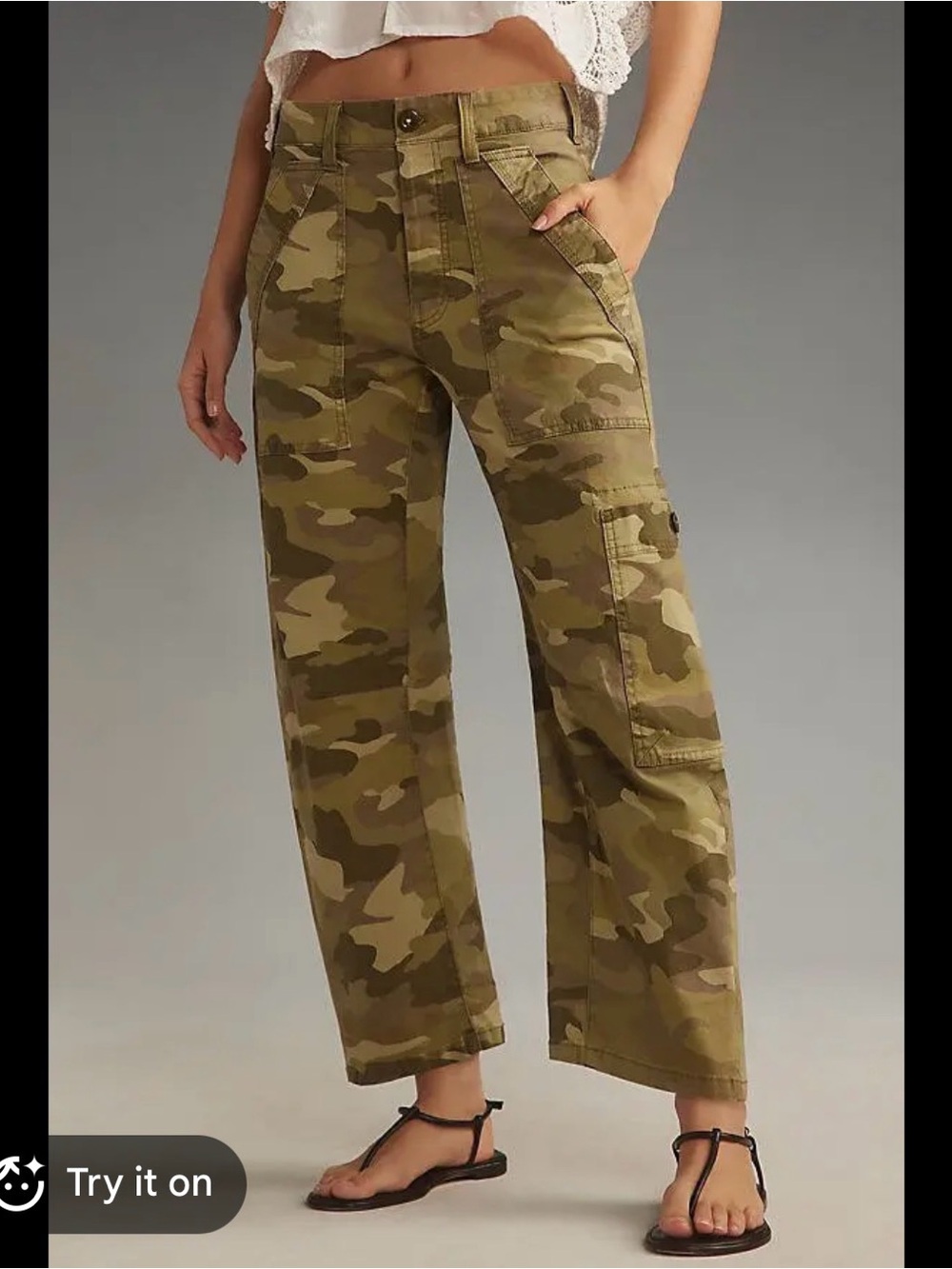 Anthropologie Millie low-slung barrel pants size 29